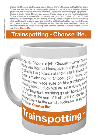 Koffie mok Trainspotting - Quote