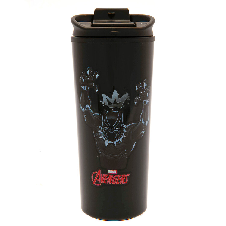 Levně Cestovní hrnek Black Panther - Warrior King, 0,45 l