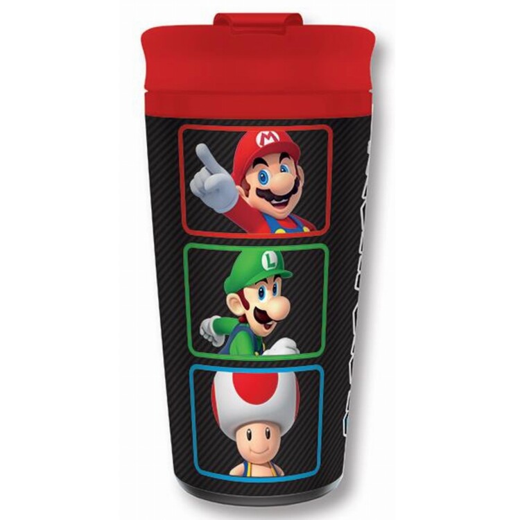 Levně Cestovní hrnek Super Mario - Colour Blocks, 0,45 l