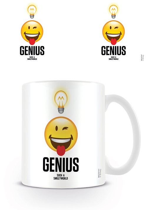 Koffie mok Smiley - Genius