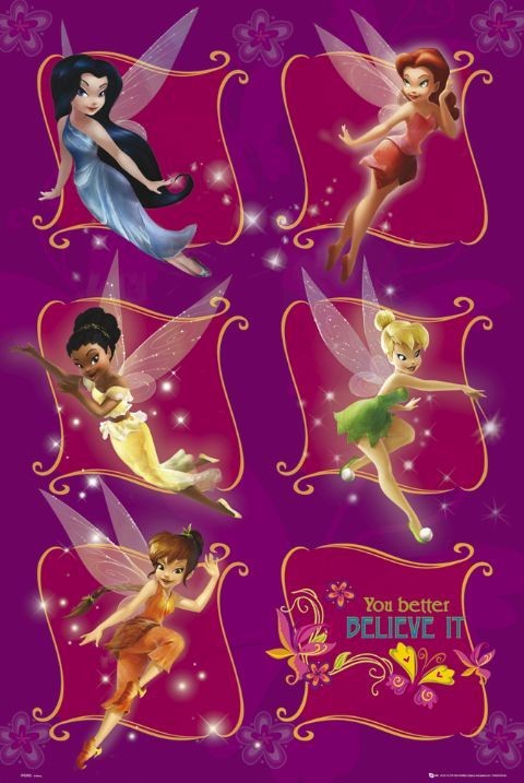 Poster DISNEY FAIRIES - believe