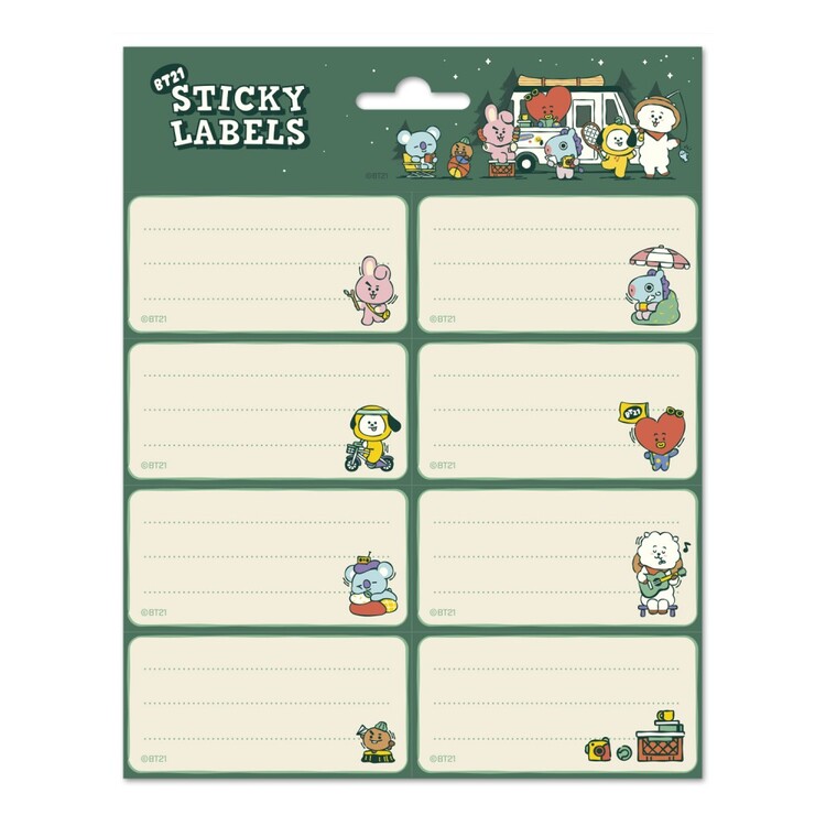 Sticker BT21 | 16 Stk.