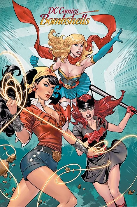 Plakát DC Comics Bombshells - Group