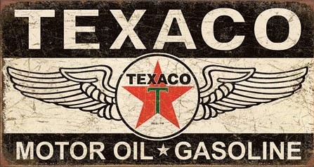Metallschild Texaco Winged Logo