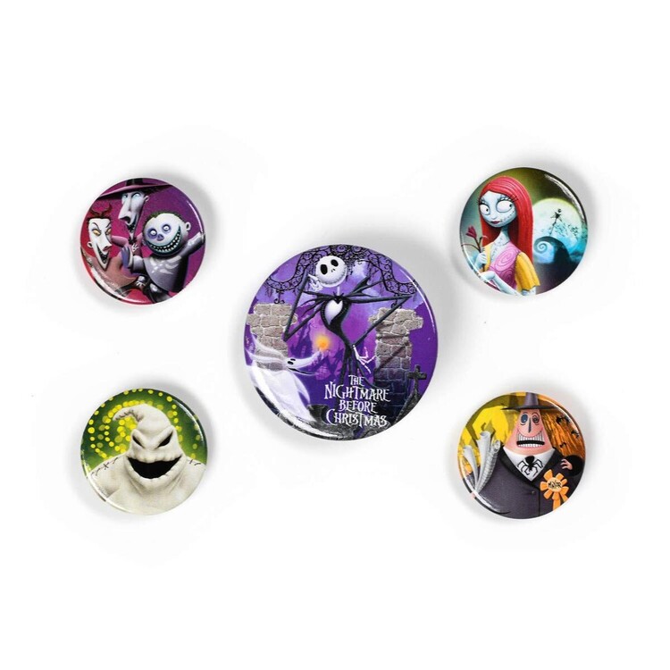 Ansteckerset Nightmare Before Christmas - Characters