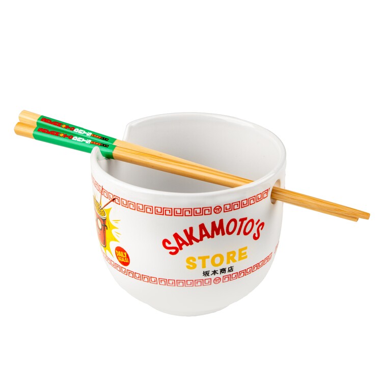 Set miska a hůlky na ramen Set miska a hůlky na ramen Sakamoto Days - Sakamoto's Store, 0,58 l