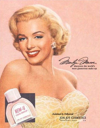 Metallschild Marilyn Monroe New-U