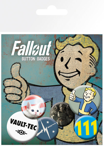 Plackový set Fallout 4 - Mix 2