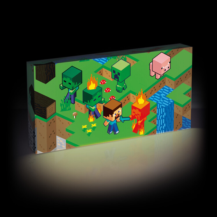 Lampe Minecraft - Isometric