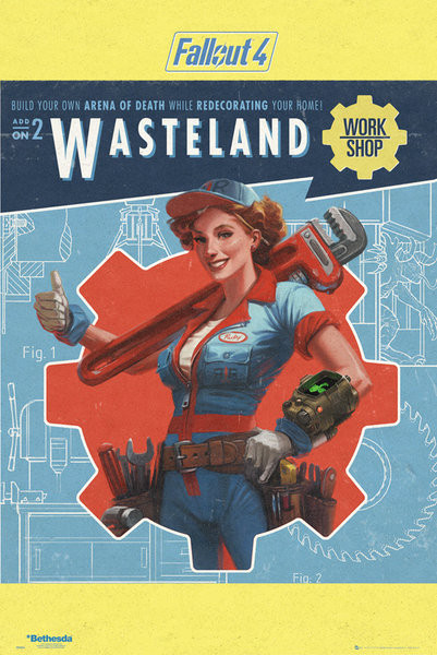 Poster Fallout 4 - Wasteland