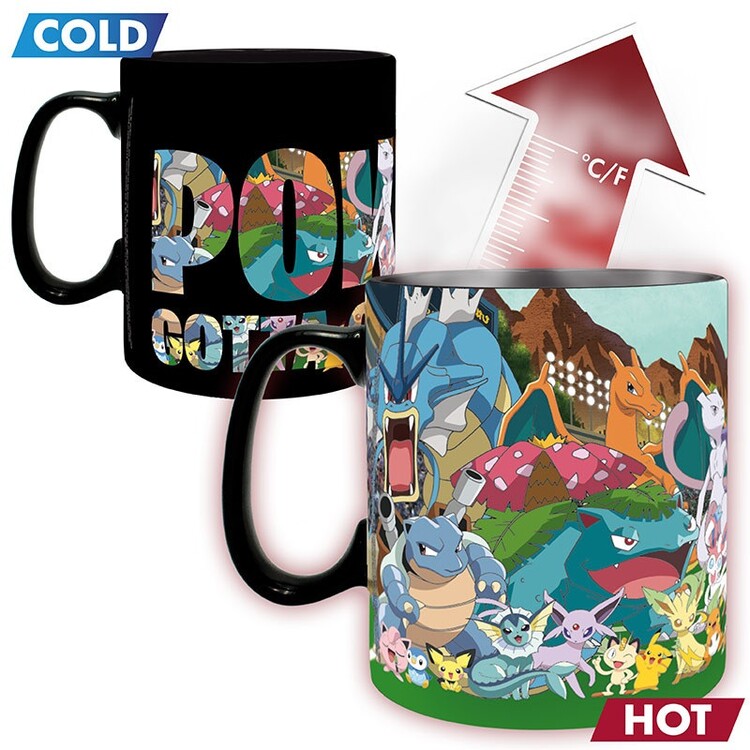 Tazza cambiacolore Pokemon - Gotta Catch em all