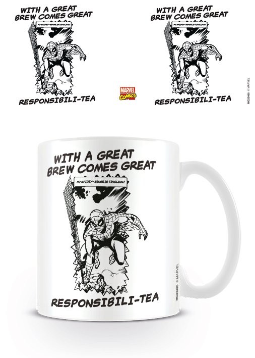 Koffie mok Marvel Retro - Great Responsibili-tea
