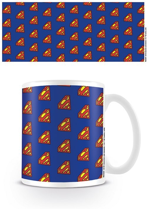Koffie mok DC Originals - Superman Logo Pattern