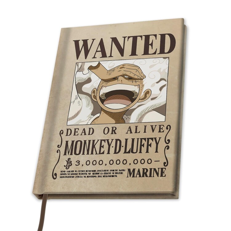 Notatbok One Piece - Wanted Luffy Wano