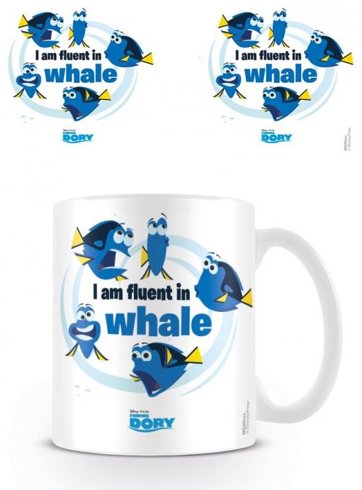 Koffie mok Finding Dory - I Am Fluent In Whale