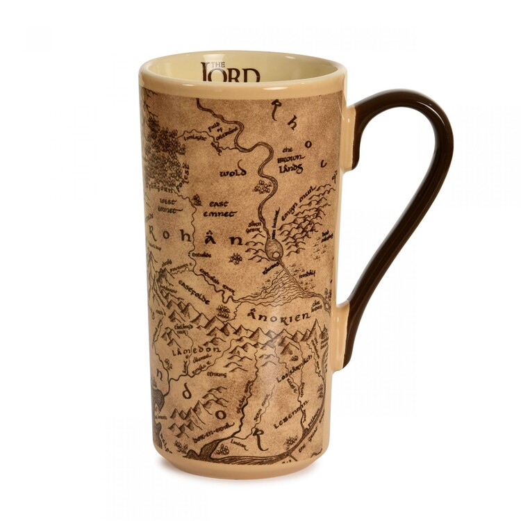 Tazza Lord of the Rings - Map