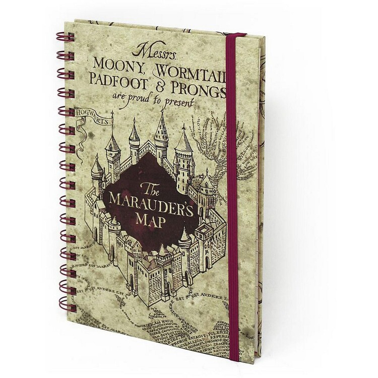 Quaderno Harry Potter - The Marauders Map