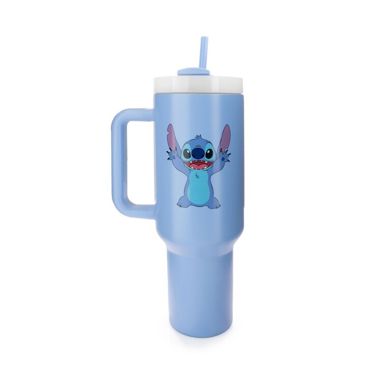 Levně Cestovní hrnek Lilo & Stitch - Blue Hug, 1,2 l