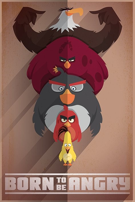 Poster Angry Birds - Born to be Angry