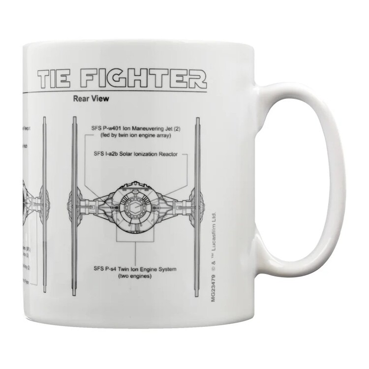 Hrnek Star Wars - Tie Fighter Sketch, 0,315 l