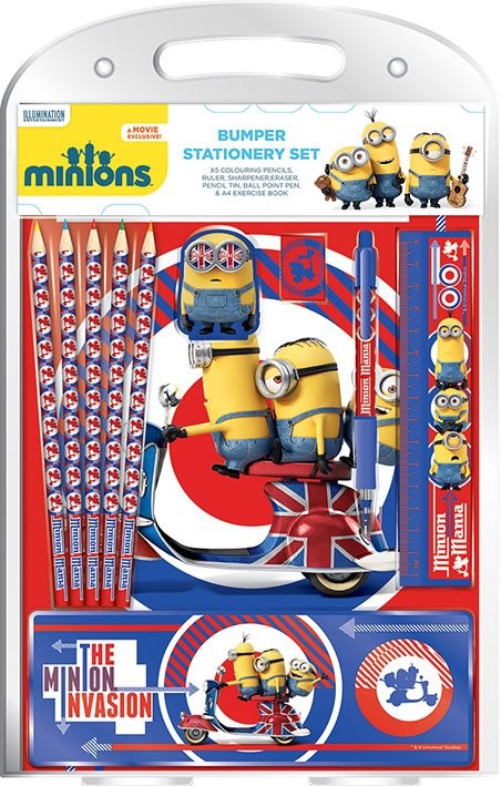 Notebook Minions - British Mod Bumper Stationery Set