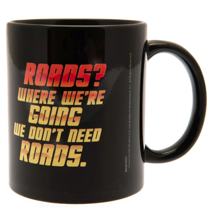 Hrnek Návrat do budoucnosti - We Don't Need Roads, 0,3 l