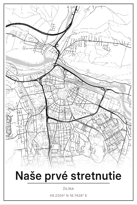 Plagát Vlastná mapa