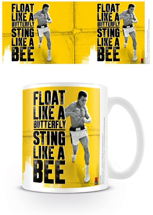 Koffie mok Muhammad Ali - Float like a butterfly,sting like a bee