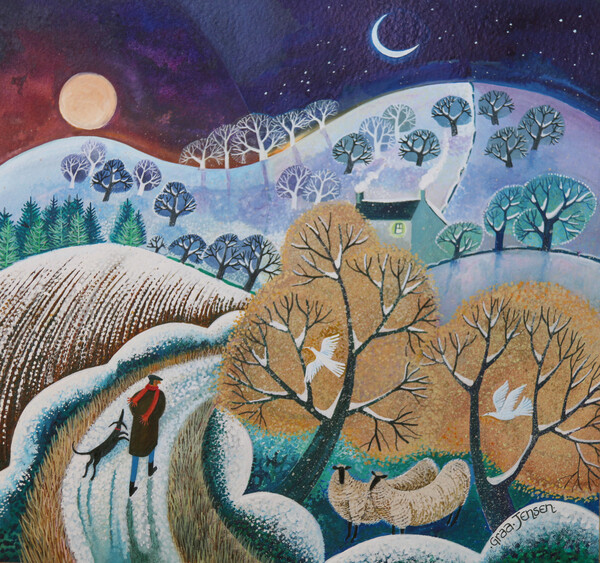 Poster Snowy Winter Walk, 2017