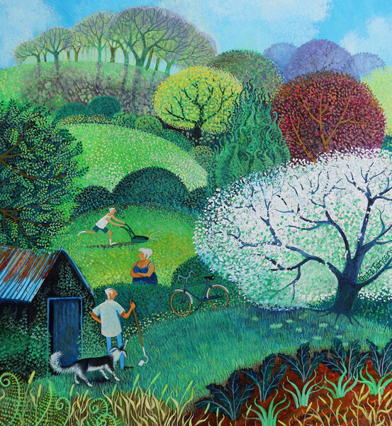 Poster Garden on the Downs, 2020