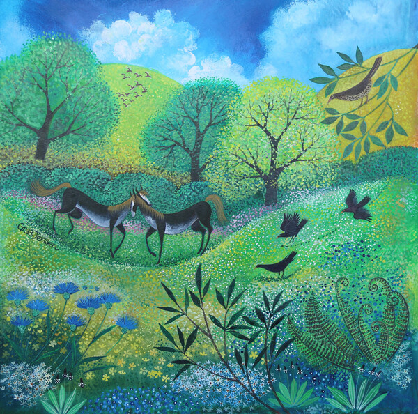Poster Horse Field, 2025,