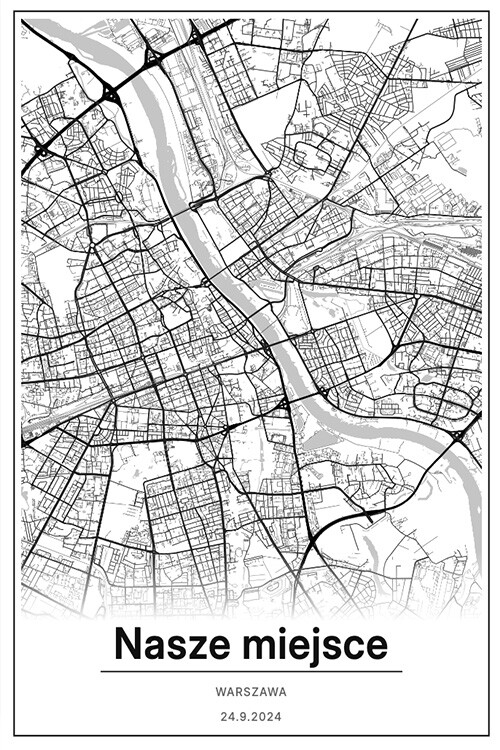 Plakat Personalizowana mapa