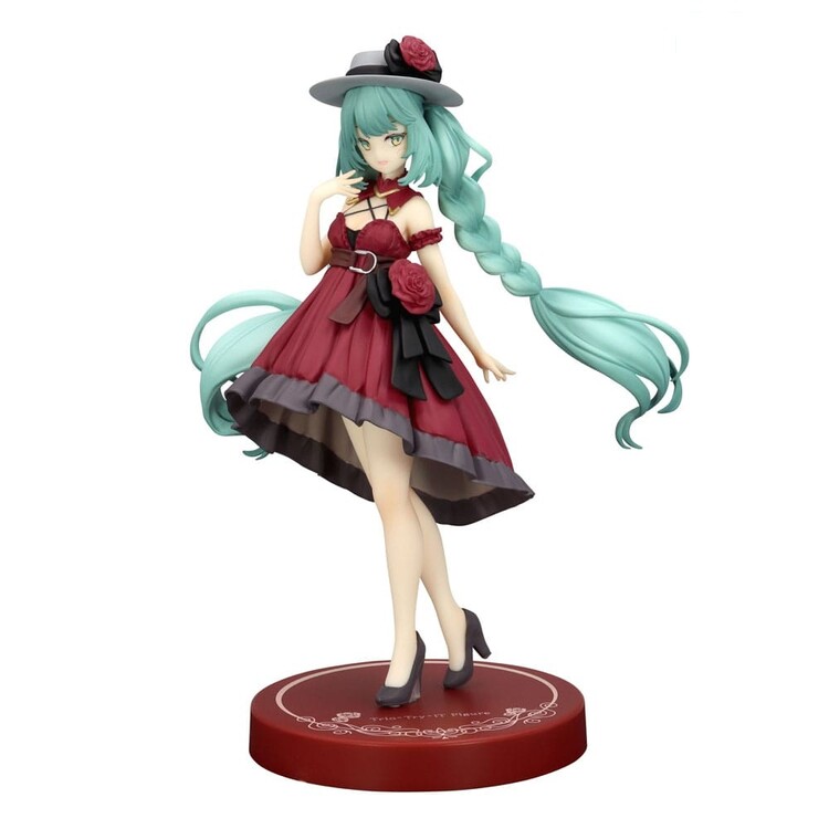Figur Hatsune Miku - Outing Dress Red Color Version