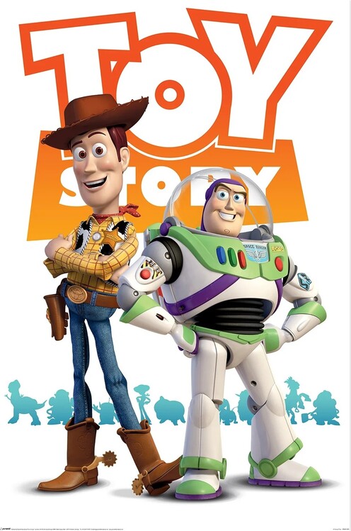 Plakát, Obraz - Toy Story - Woody N Buzz, 61 × 91.5 cm