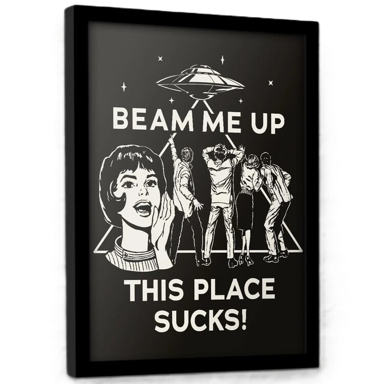 Gerahmte Poster Stranger Things 5 - This Place Sucks