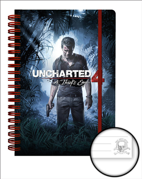 Carnet Uncharted 4 - Cover