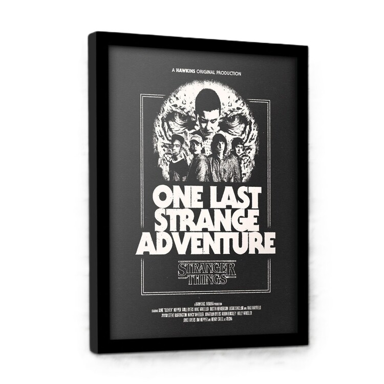 Poster înrămat Stranger Things 5 - One Last Strange Adventure