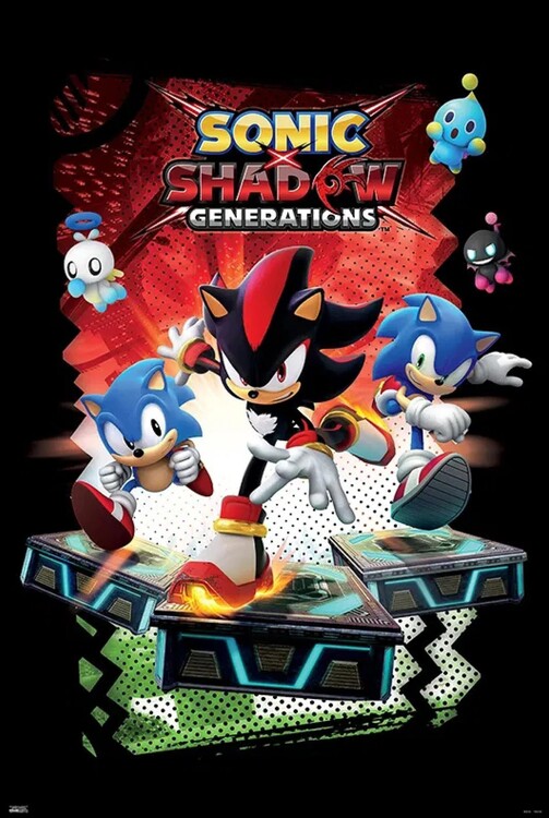 Levně Plakát, Obraz - Sonic X Shadow: Generations, 61 × 91.5 cm