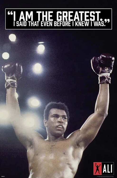 Levně Plakát, Obraz - Muhammad Ali - I am the Greatest, 61 × 91.5 cm