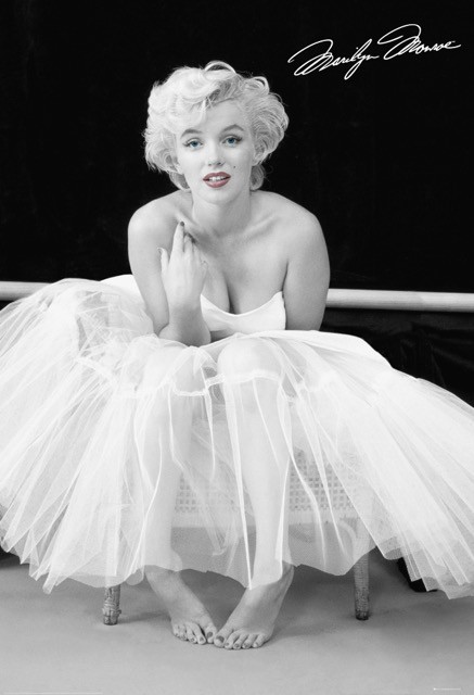Carta da parati Marilyn Monroe - White Dress
