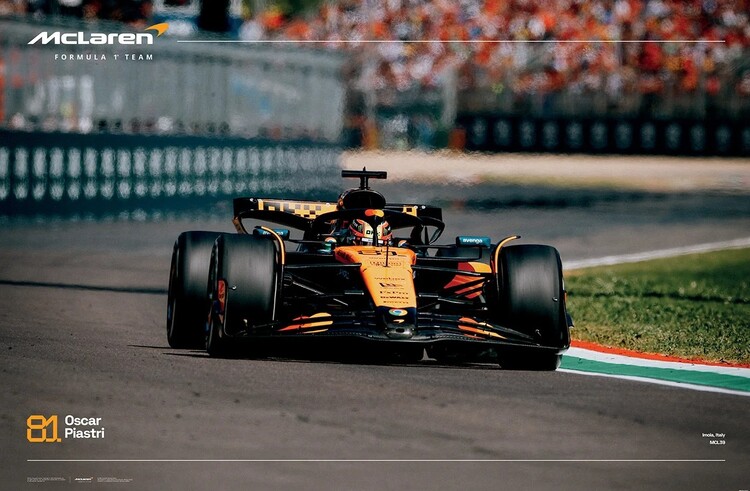 Poster Formula 1 - Oscar Piastri - Imola