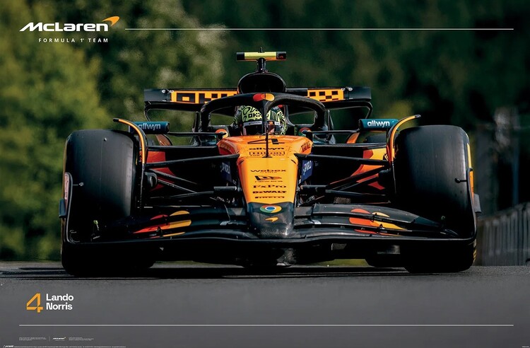 Poster Formula 1 - Lando Norris Number 4