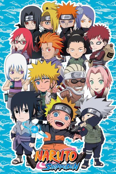 Naruto Shippuden SD Compilation Plakat, Poster online på Europosters