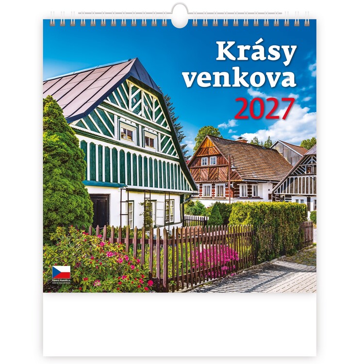 Levně Kalendář 2027 Krásy venkova | český, 30 x 30 cm