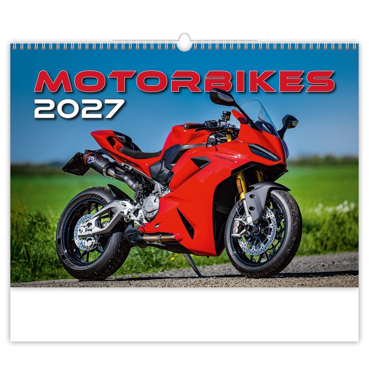 Levně Kalendář 2027 Motorbikes, 45 x 31.5 cm