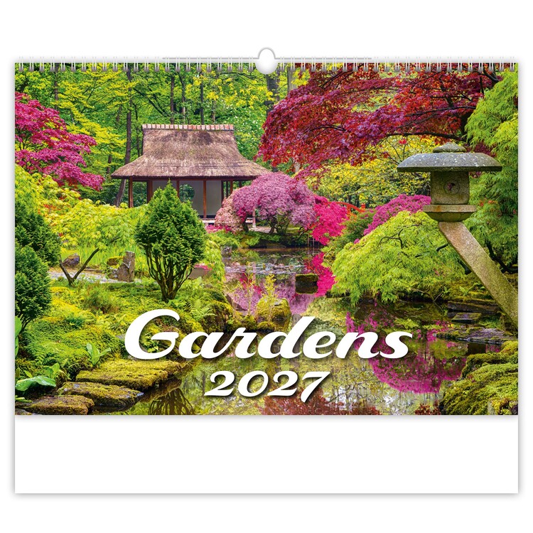 Levně Kalendář 2027 Gardens, 45 x 31.5 cm