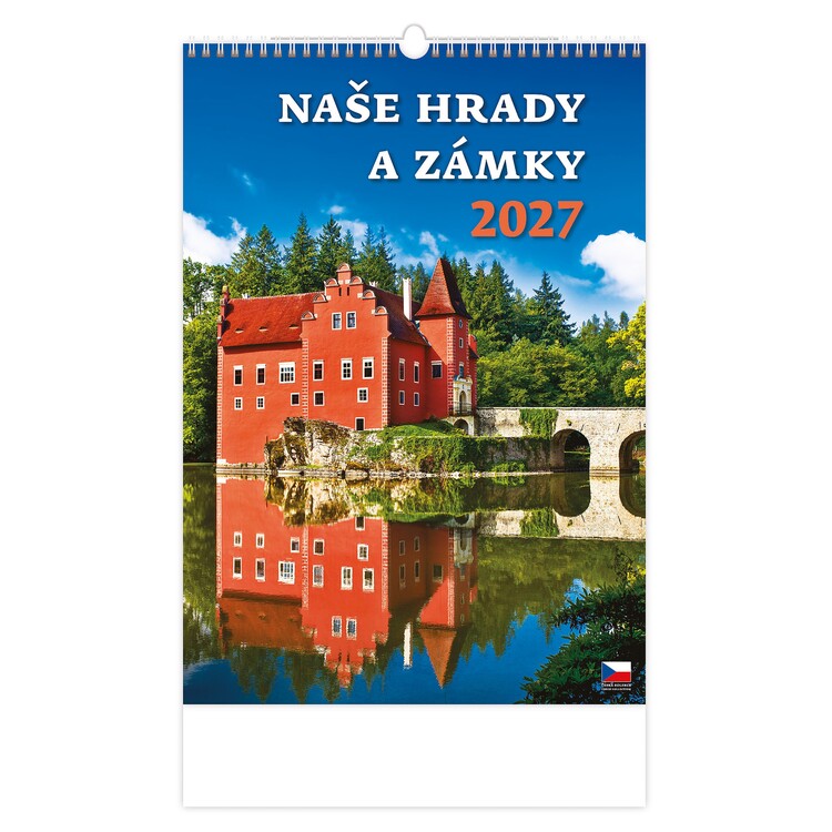 Levně Kalendář 2027 Naše hrady a zámky | český, 45 x 31.5 cm