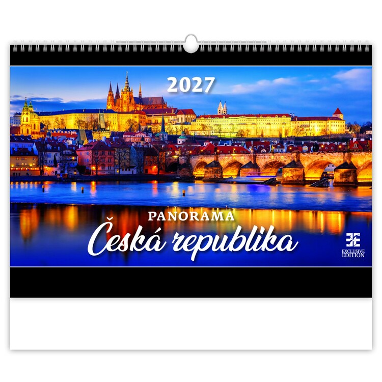 Levně Kalendář 2027 Panorama – Česká republika | český, 48.5 x 33.4 cm