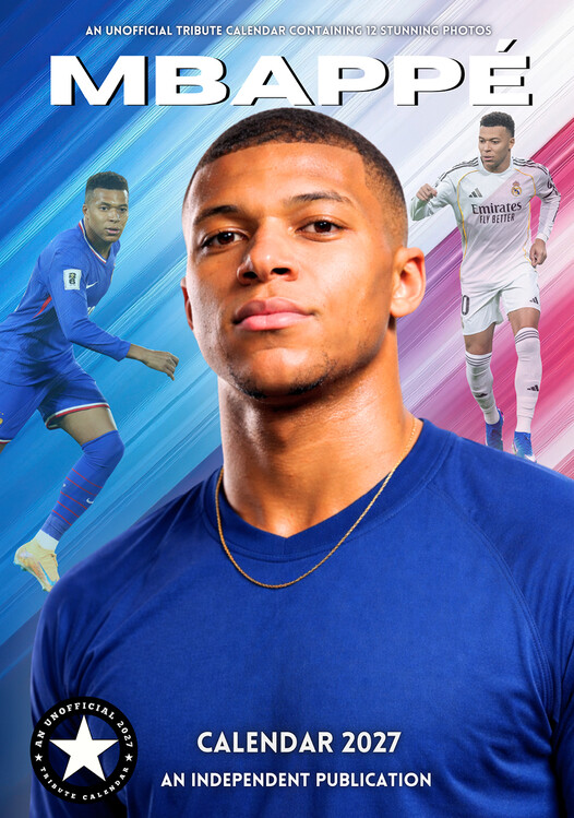 Naptár 2027 Kylian Mbappe