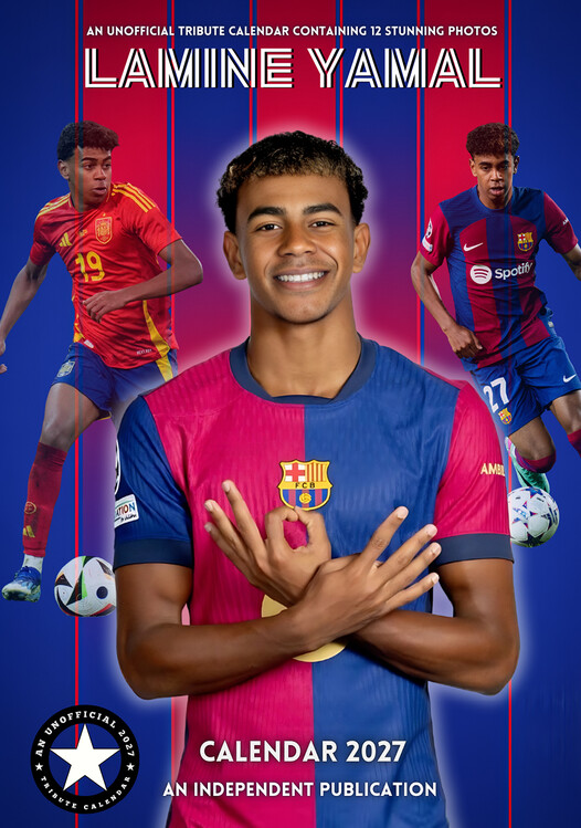 Calendario 2027 Lamine Yamal